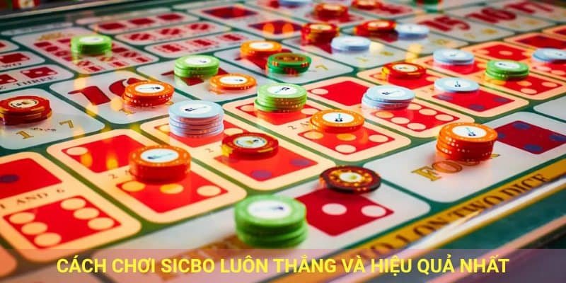Cách chơi sicbo luôn thắng và hiệu quả nhất.
